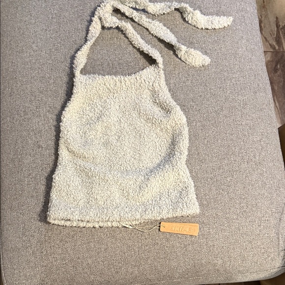 SKIMS Tops - SKIMS Women's gray Halter Top